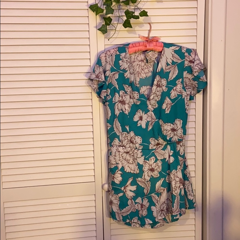 Wrap around romper